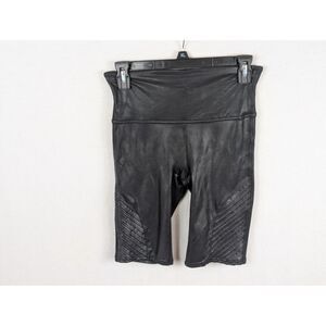 SPANX Moto Shorts Black Women's Size Medium